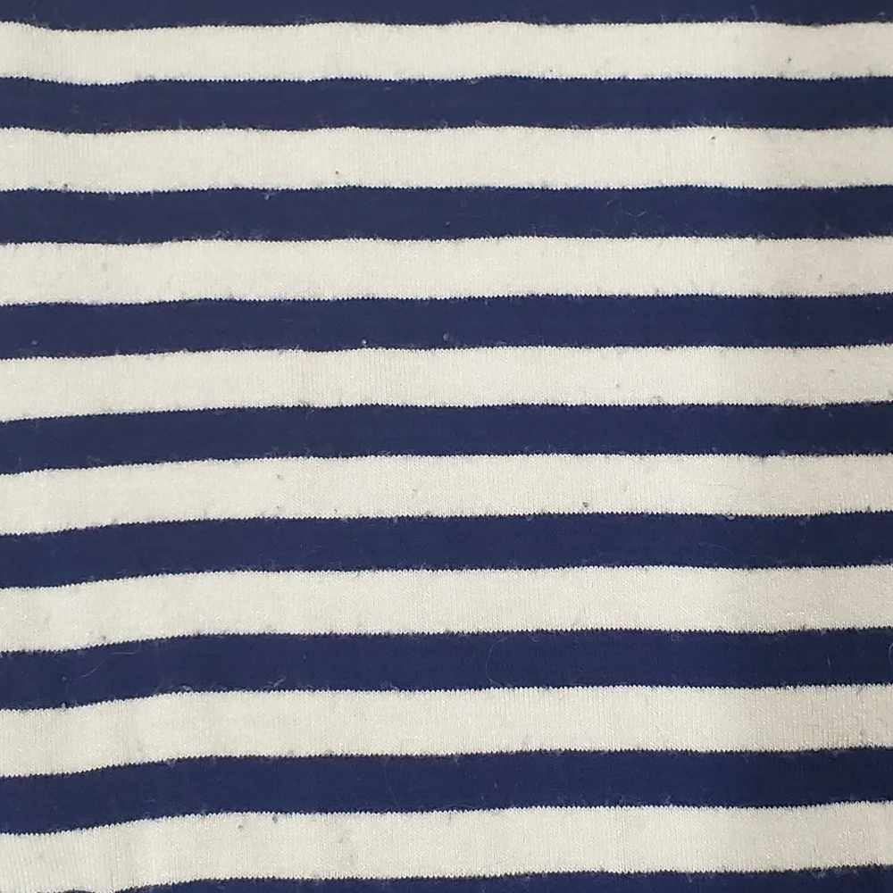 J. Crew Blue & White Stripe Racer T-back Scoop Round Neck Maxi Dress Size M - Picture 10 of 11